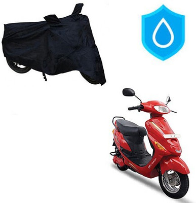 DeepShakshi AUTOMOTIVE Waterproof Two Wheeler Cover for Hero(E Sprint, Black)