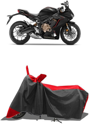 SUGASHRI Waterproof Two Wheeler Cover for Honda(CBR650R, Red, Black)