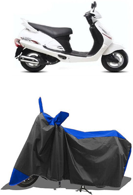 SUGASHRI Waterproof Two Wheeler Cover for Mahindra(Duro 125, Blue, Black)