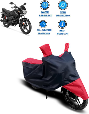 CODOKI Two Wheeler Cover for Hero(Passion Plus, Red)