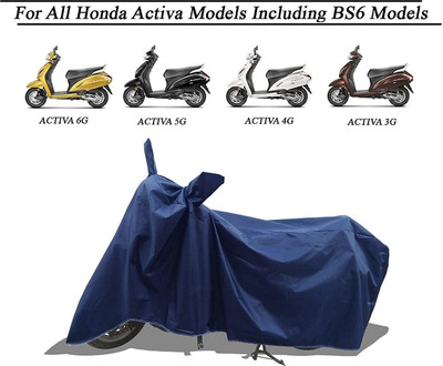 SK AUTO Two Wheeler Cover for Honda(Activa 4G, Blue)