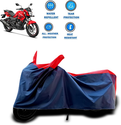 CODOKI Two Wheeler Cover for Hero(Hunk, Red)