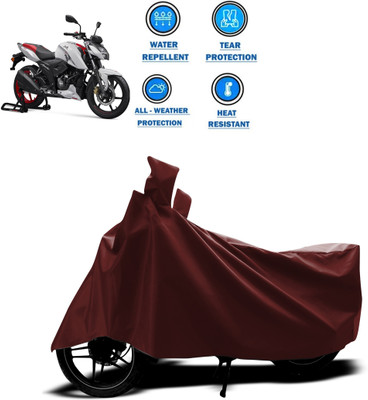 CODOKI Waterproof Two Wheeler Cover for TVS(Apache RTR 160 4V, Maroon)