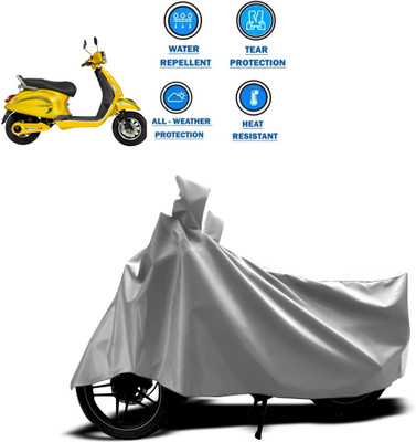 CODOKI Two Wheeler Cover for Universal For Bike(Silver)