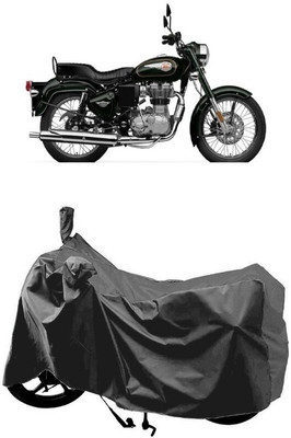 SUGASHRI Waterproof Two Wheeler Cover for Royal Enfield(Standardv, Grey)