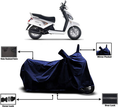 SK AUTO Two Wheeler Cover for Mahindra(Gusto, Blue)