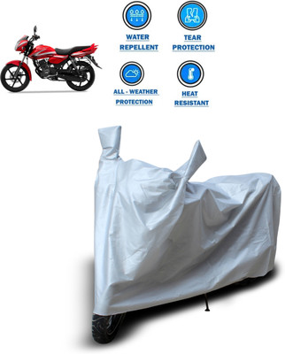CODOKI Two Wheeler Cover for TVS(Pheonix, Silver)