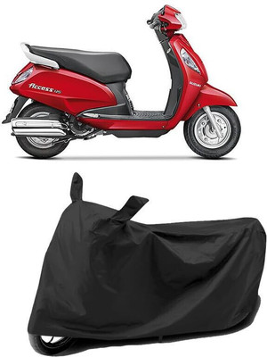 SK AUTO Two Wheeler Cover for Suzuki(Access, Black)
