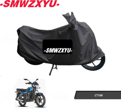 smwzxyu Waterproof Two Wheeler Cover for Bajaj(Black)