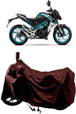 SUGASHRI Waterproof Two Wheeler Cover for CFMoto(150NK, Maroon)
