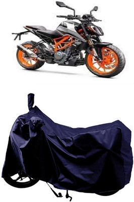 SUGASHRI Waterproof Two Wheeler Cover for KTM(390 Duke BS6, Blue)