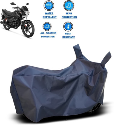 GOSHIV-car and bike accessories Two Wheeler Cover for Hero(Passion Plus, Blue)