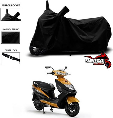 SK AUTO Waterproof Two Wheeler Cover for Avon(E Lite, Black)