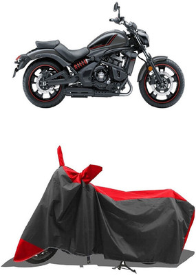 SUGASHRI Waterproof Two Wheeler Cover for Kawasaki(Vulcan S BS6, Red, Black)