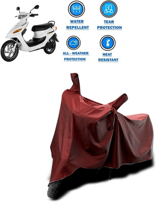 CODOKI Waterproof Two Wheeler Cover for Indus(Yo Electron, Maroon)