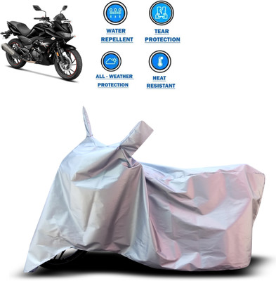 CODOKI Two Wheeler Cover for Hero(Xtreme 200S, Silver)