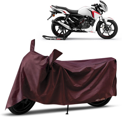 AG MOTO Two Wheeler Cover for TVS(Apache RTR 160, Maroon)