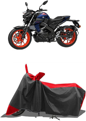SUGASHRI Waterproof Two Wheeler Cover for Yamaha(MT-15, Red, Black)