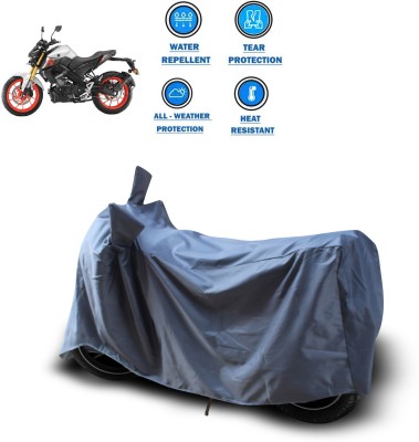 GOSHIV-car and bike accessories Waterproof Two Wheeler Cover for Yamaha(Grey)