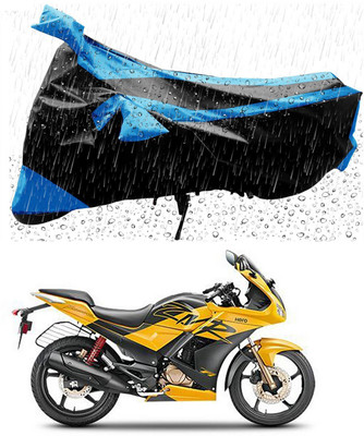 Mdstar Waterproof Two Wheeler Cover for Hero(Karizma ZMR, Blue, Black)