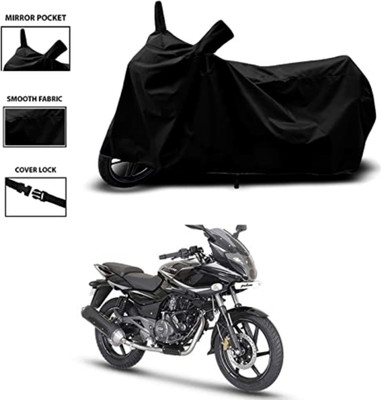 SK AUTO Waterproof Two Wheeler Cover for Bajaj(Pulsar 250, Black)