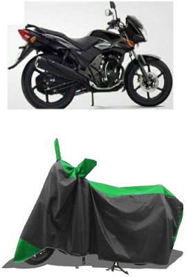 SUGASHRI Waterproof Two Wheeler Cover for TVS(Flame 125, Green, Black)