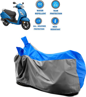 PAGORA Two Wheeler Cover for TVS(Jupiter classic, Grey)