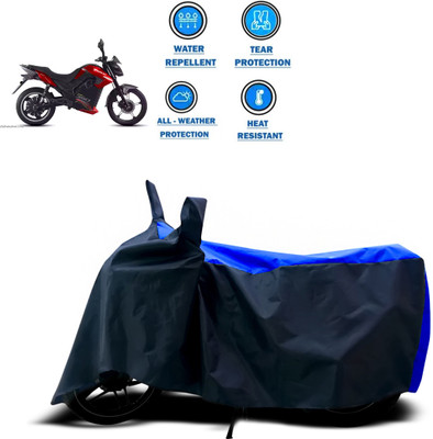 GOSHIV-car and bike accessories Two Wheeler Cover for Universal For Bike(Blue)