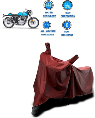 CODOKI Waterproof Two Wheeler Cover for Royal Enfield(Continental GT, Maroon)