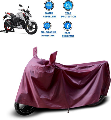 CODOKI Waterproof Two Wheeler Cover for TVS(Apache RTR 160 4V, Maroon)