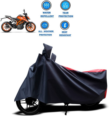 CODOKI Two Wheeler Cover for KTM(Duke 390 ABS, Red)