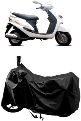 SUGASHRI Waterproof Two Wheeler Cover for Mahindra(Rodeo UZO, Black)