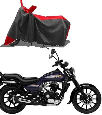 algrowd Two Wheeler Cover for Bajaj(Avenger 220 DTS-i, Red)