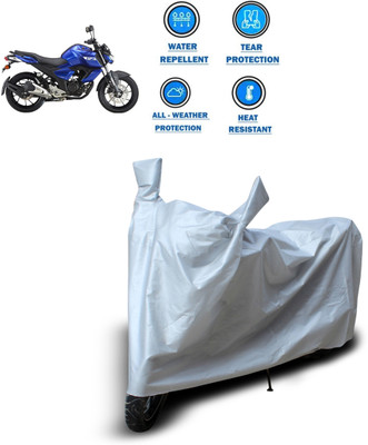 CODOKI Two Wheeler Cover for Yamaha(FZ S V3.0 FI, Silver)