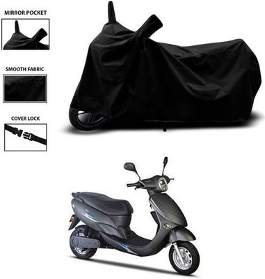 SK AUTO Waterproof Two Wheeler Cover for Avon(E Star BS6, Black)