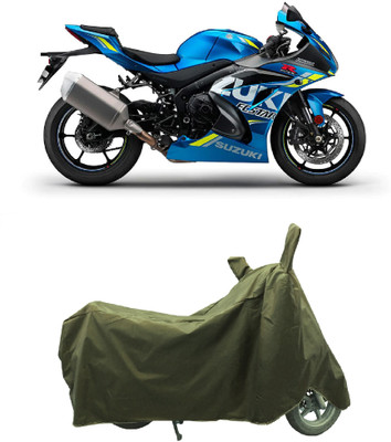 Coxtor Waterproof Two Wheeler Cover for Suzuki(GSX-R1000 ABS, Gold)