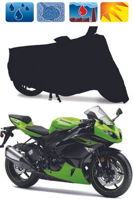 RTS COLLECTIONS Waterproof Two Wheeler Cover for Kawasaki(Ninja H2 SX BS6, Black)