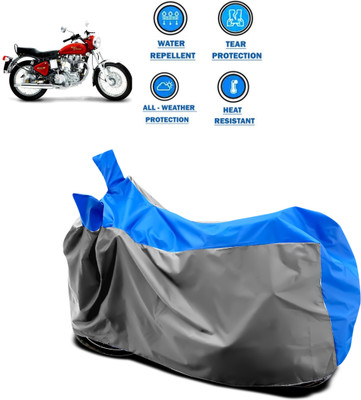 CODOKI Two Wheeler Cover for Royal Enfield(Electra 5S, Grey)
