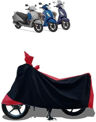 SK AUTO Two Wheeler Cover for TVS(Jupiter classic, Red)