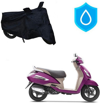 SK AUTO Waterproof Two Wheeler Cover for TVS(Jupiter, Black)