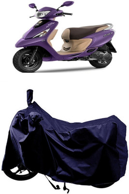 SUGASHRI Waterproof Two Wheeler Cover for TVS(Scooty Zest 110, Blue)