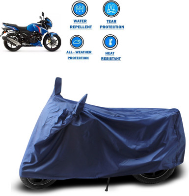 PAGORA Two Wheeler Cover for TVS(Apache RTR 180, Blue)