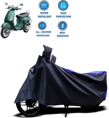 PAGORA Two Wheeler Cover for Piaggio(Vespa VXL 150, Blue)