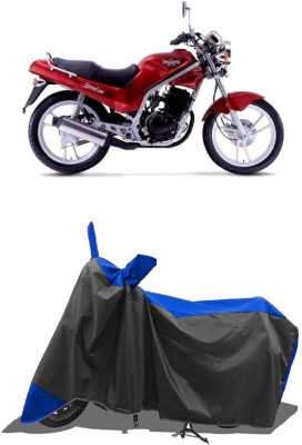 SUGASHRI Waterproof Two Wheeler Cover for Kinetic(GF 125, Blue, Black)