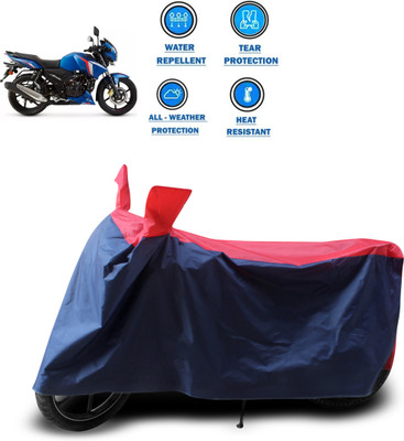 CODOKI Two Wheeler Cover for TVS(Apache RTR 180, Red)