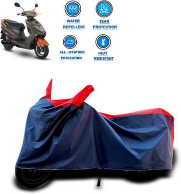 CODOKI Two Wheeler Cover for Okinawa(Ridge Plus, Red)