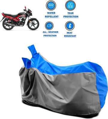CODOKI Two Wheeler Cover for Honda(Dream Yuga, Grey)