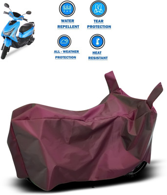 CODOKI Waterproof Two Wheeler Cover for Ampere(E Lite, Maroon)