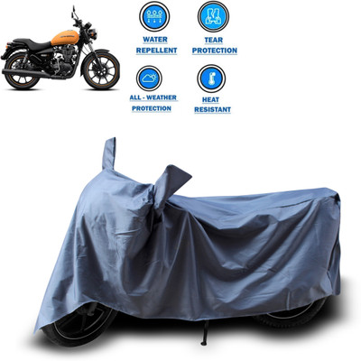 CODOKI Two Wheeler Cover for Royal Enfield(Thunderbird 500, Grey)