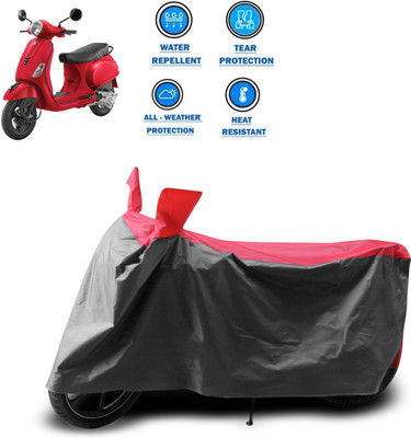 PAGORA Two Wheeler Cover for Vespa(Urban Club, Grey)